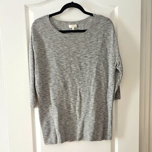 Wilfred Heathered Gray Knit Top